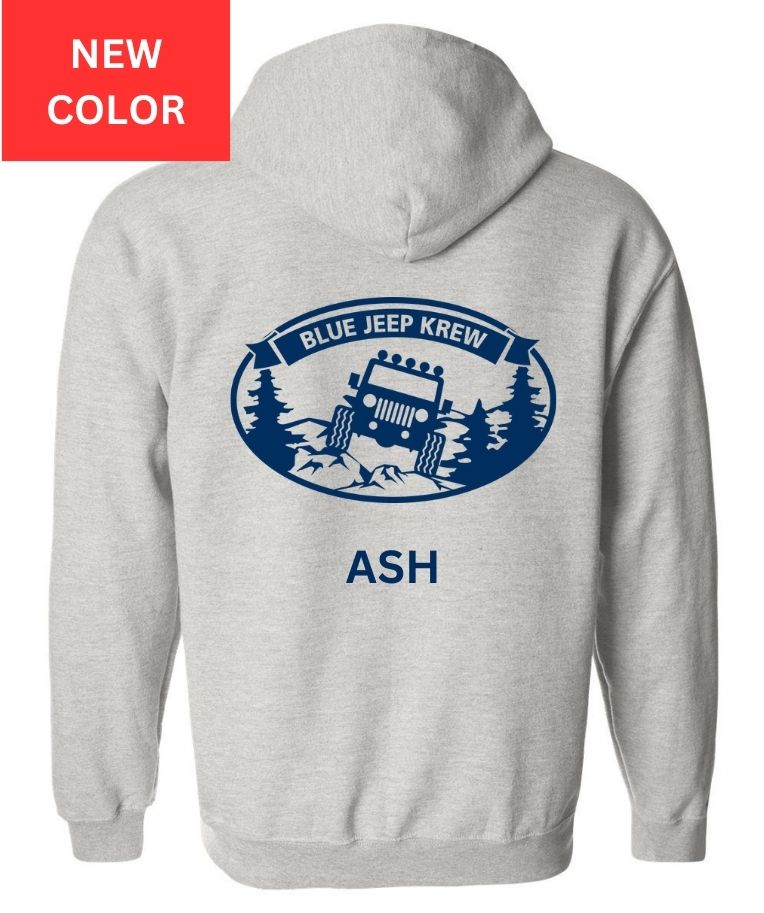 Blue Jeep Krew Zipper Hoodie