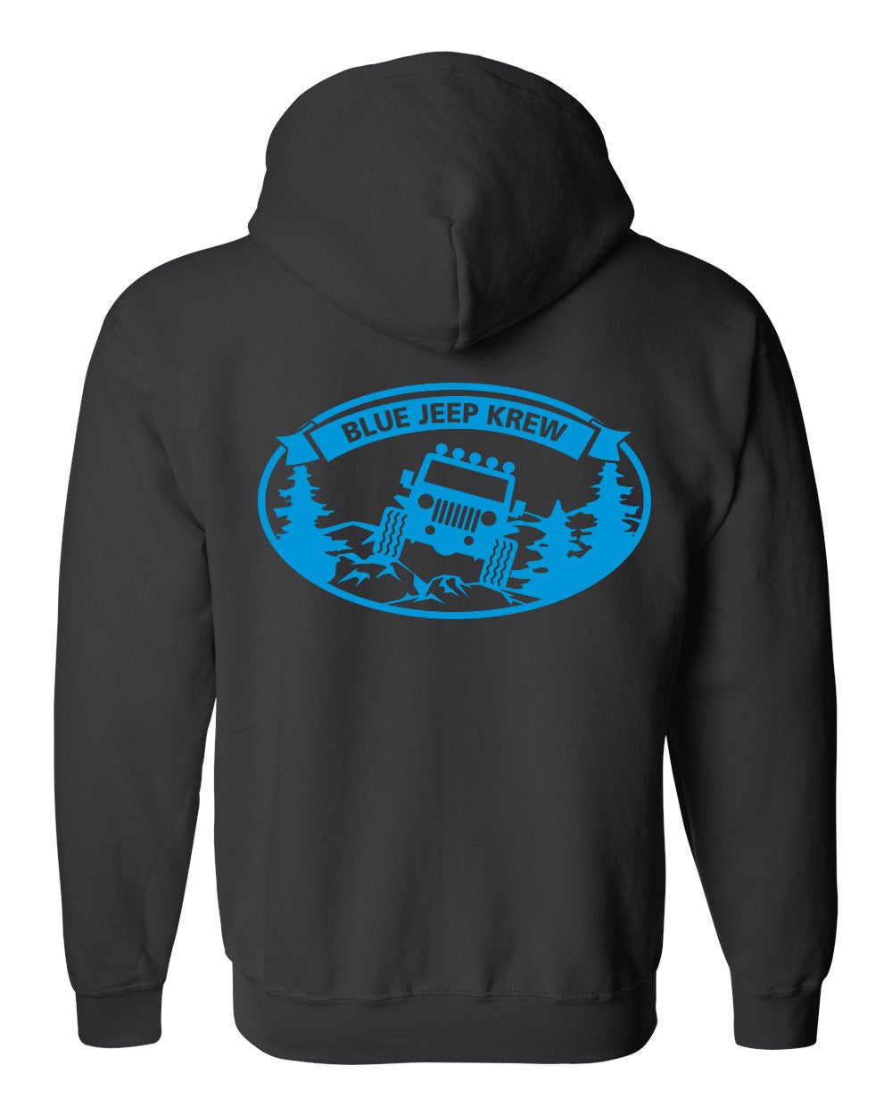 Blue Jeep Krew Zipper Hoodie
