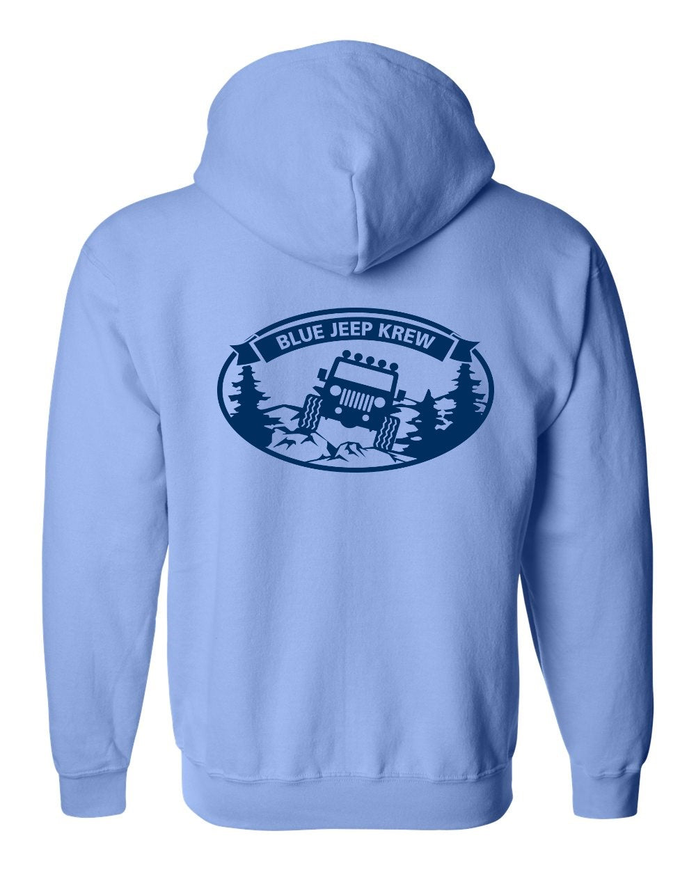 Blue Jeep Krew Zipper Hoodie