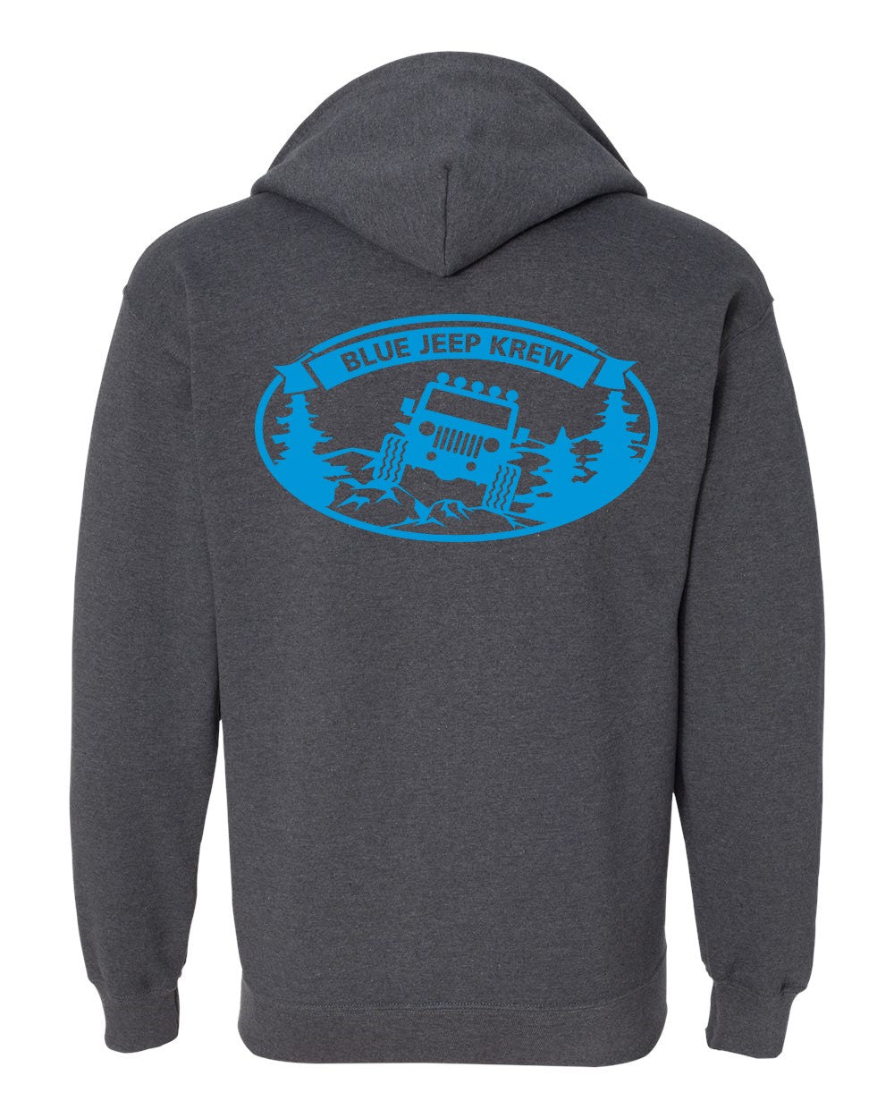 Blue Jeep Krew Zipper Hoodie