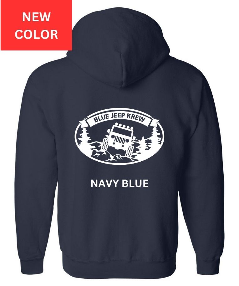 Blue Jeep Krew Zipper Hoodie