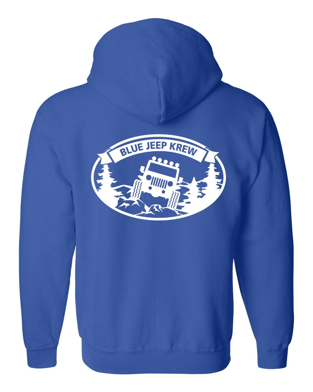 Blue Jeep Krew Zipper Hoodie
