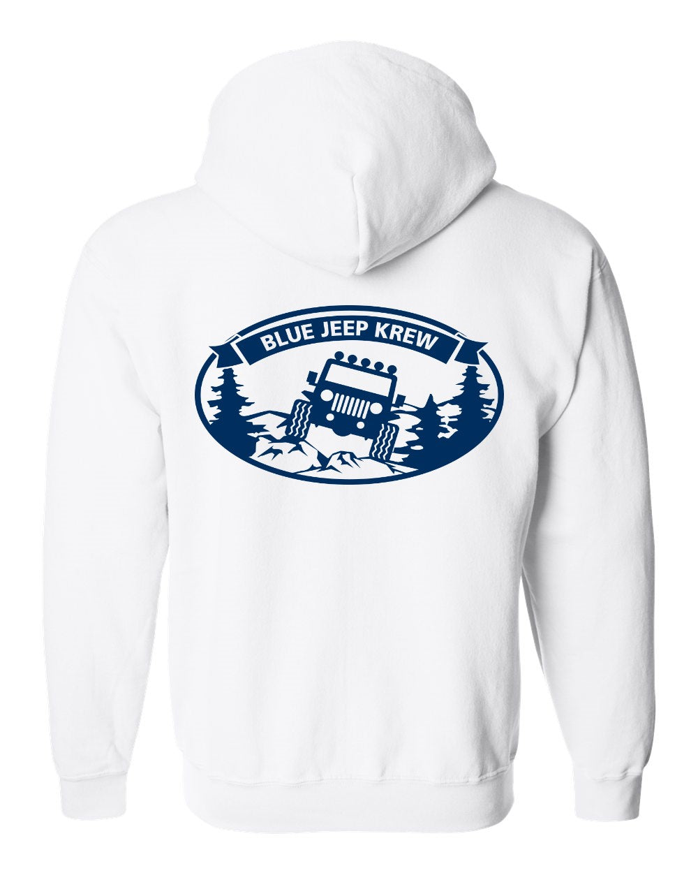 Blue Jeep Krew Zipper Hoodie