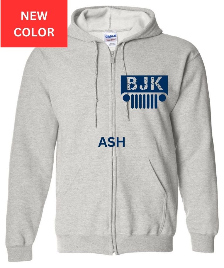 Blue Jeep Krew Zipper Hoodie