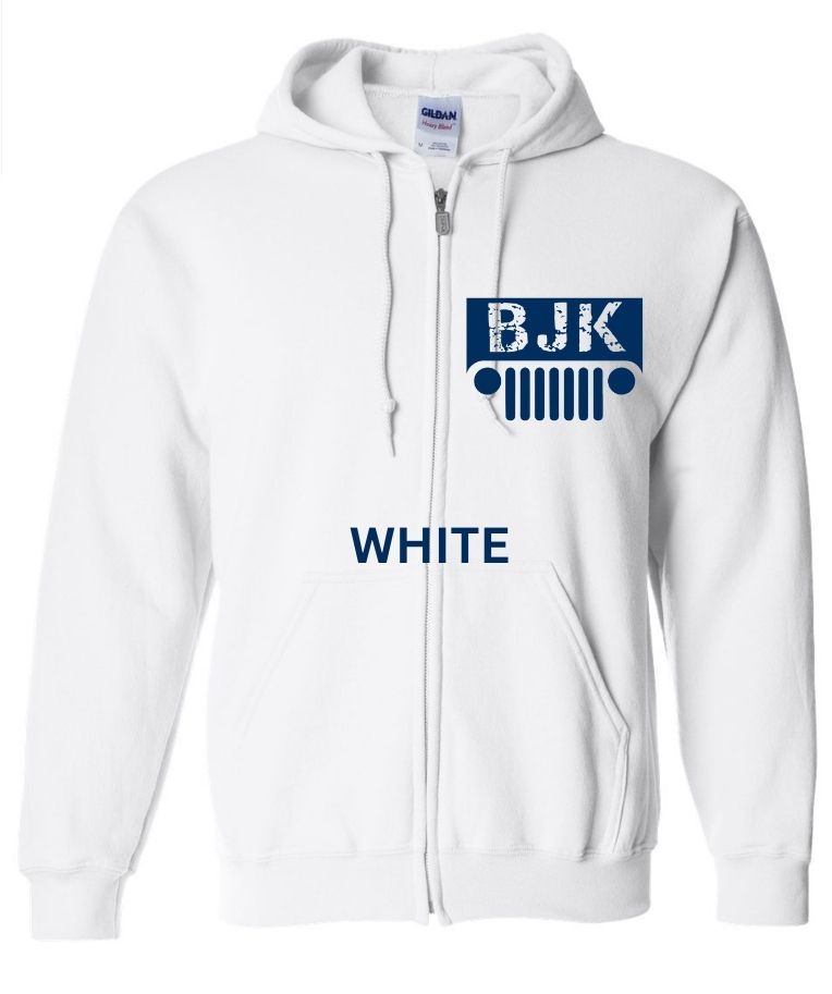 Blue Jeep Krew Zipper Hoodie