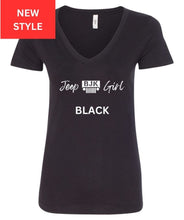 Ladies BJK Jeep Girl V-neck Shirt