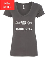 Ladies BJK Jeep Girl V-neck Shirt