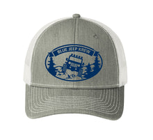 Blue Jeep Krew Trucker Style Snapback Hat