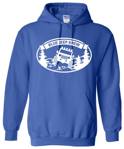 Blue Jeep Krew Unisex Hoodie