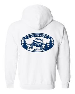 Blue Jeep Krew FULL ZIP UP Unisex Hoodie