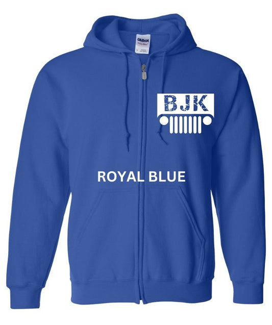 Blue Jeep Krew Zipper Hoodie