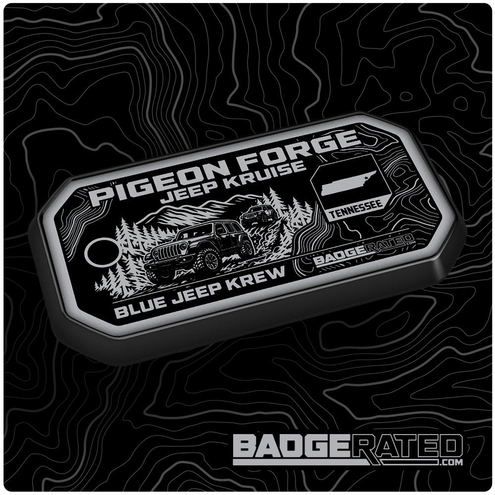 BJK Pigeon Forge Jeep Kruise Trail Badge