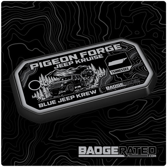BJK Pigeon Forge Jeep Kruise Trail Badge
