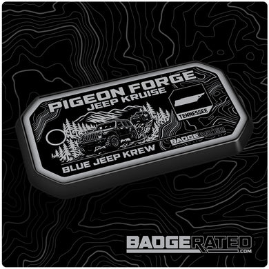 BJK Pigeon Forge Jeep Kruise Trail Badge