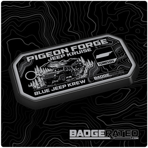 BJK Pigeon Forge Jeep Kruise Trail Badge