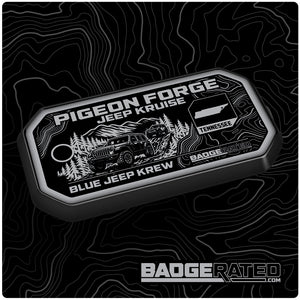 BJK Pigeon Forge Jeep Kruise Trail Badge