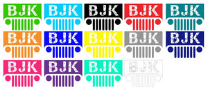 BJK Windshield Logo Decal