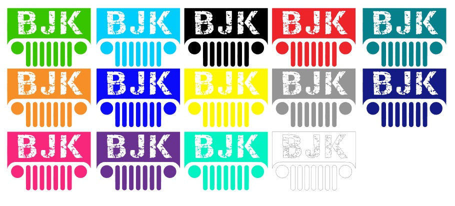 BJK Windshield Logo Decal