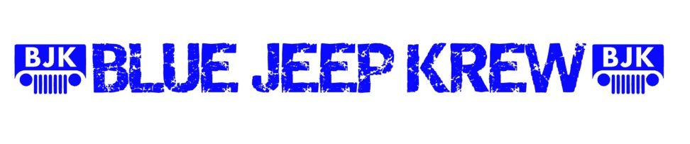 Blue - Blue Jeep Krew Windshield Banner