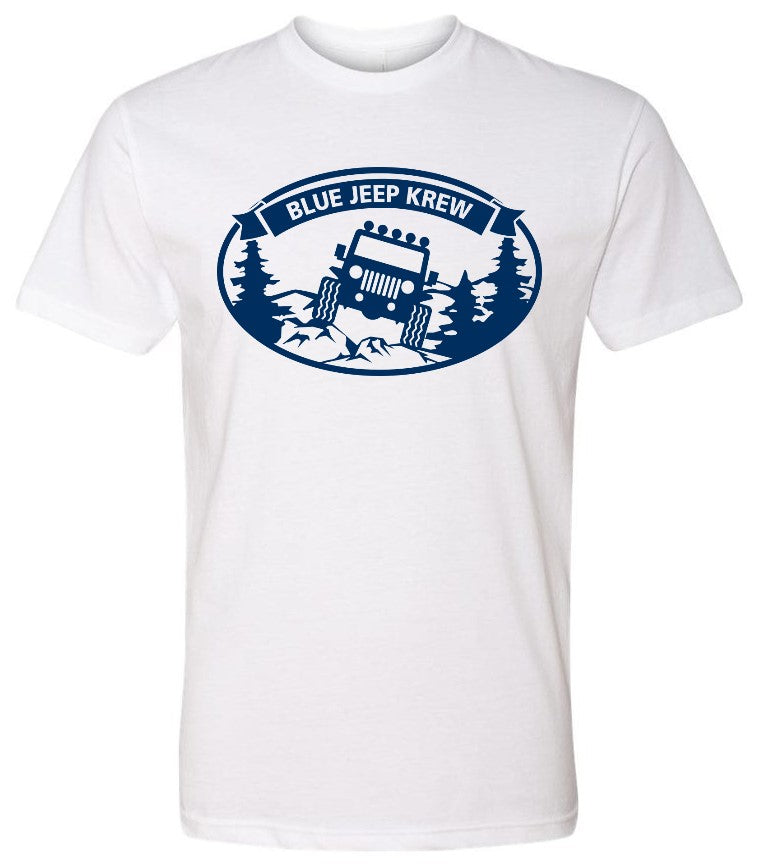 Next Level Blue Jeep Krew Shirt