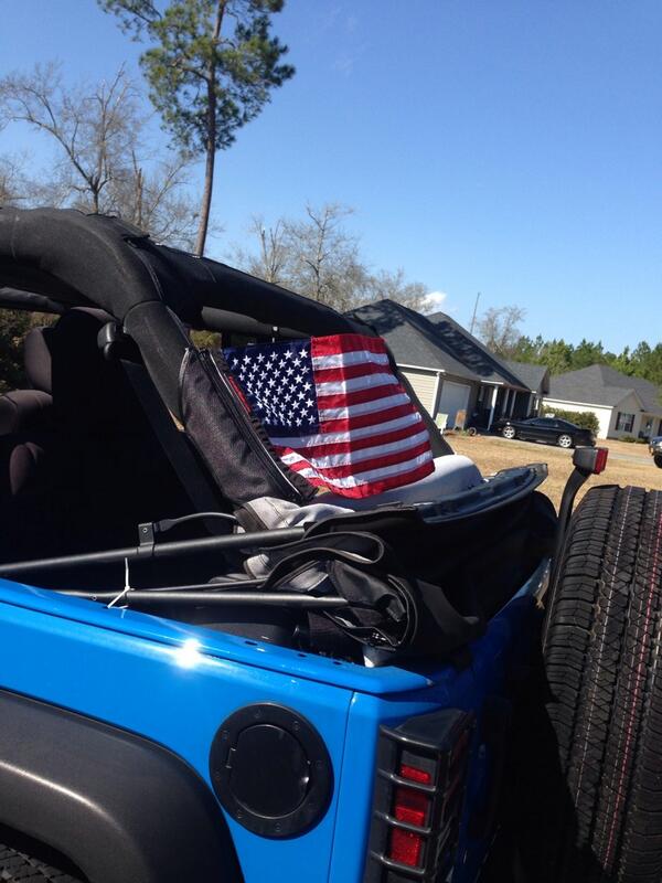 Forever Wave Interchangeable Flag System Mount Sleeves for Jeep Vehicles